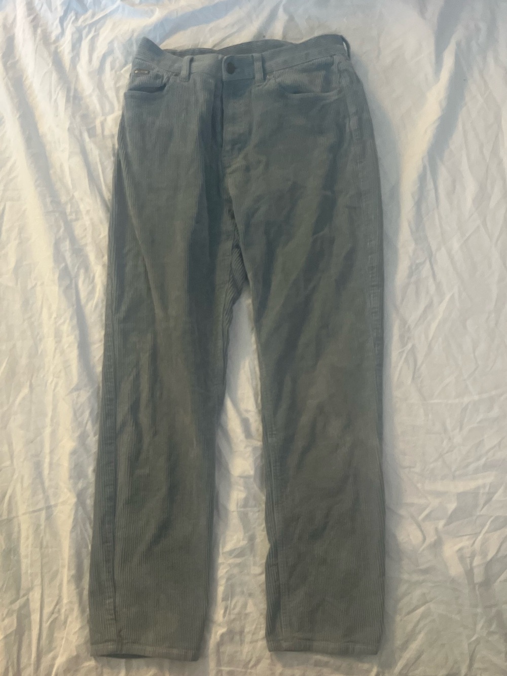 Ralph Lauren Men's Gray Corduroy Relaxed Jeans